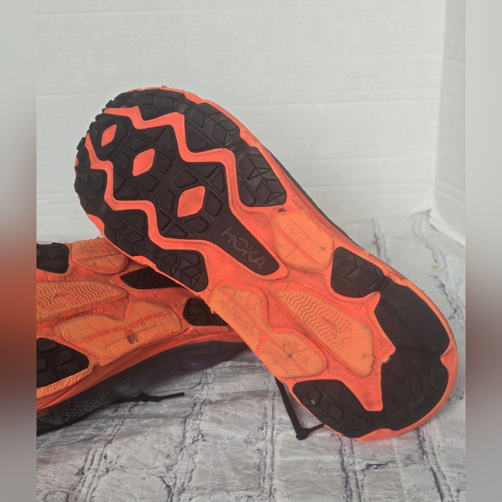 HOKA CHALLENGER ATR 7 MEN'S RUNNING SHOES IN CASTERROCK/FLAME SIZE 11. - Picture 10 of 10